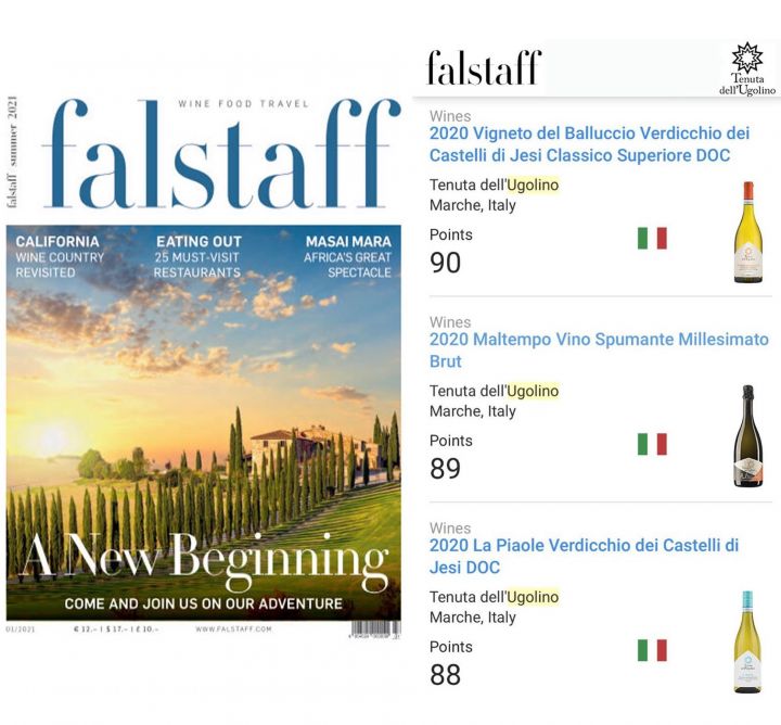 Ottimi punteggi su Falstaff magazine
