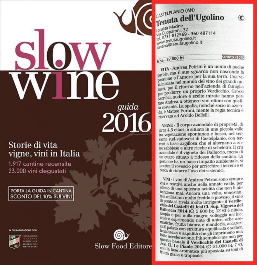 Prize Guide Slow Wine 2016